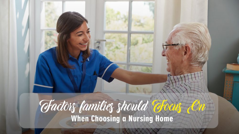 Nurse on left extending her arm and resting her hand on the gentle man to the right.