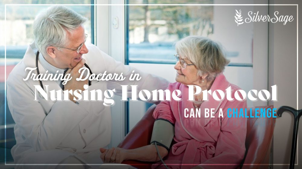 Nurse and paitnent laughing. Nurse on left